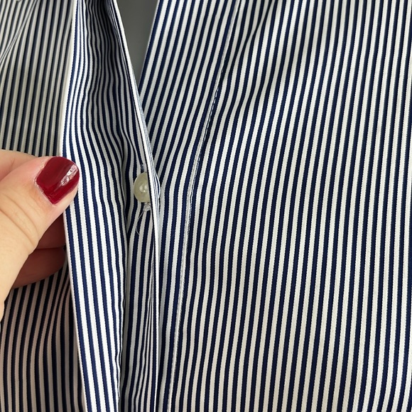 Women's Paul and Shark Yachting Striped Rhinestone Placket Top - Picture 8 of 11